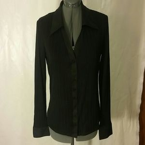 V-Neck Stretch Blouse